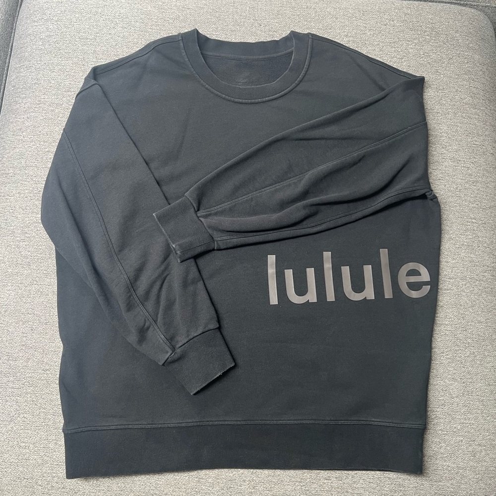 lululemon athletica Black Crewneck